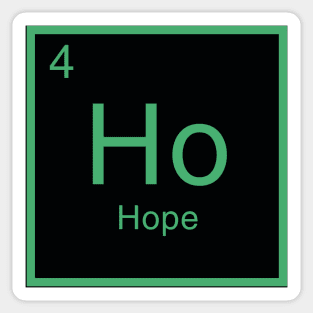 Periodic Table Hope Element Sticker